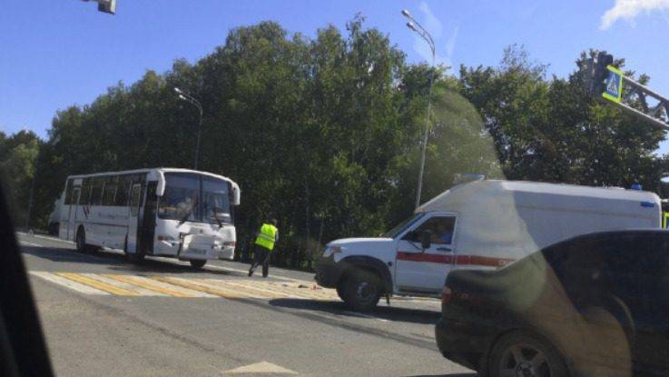 В Марий Эл автобус протаранил кроссовер | РИА «7 новостей»