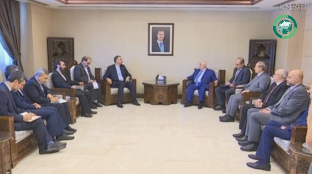 Глава сирийского МИД обсудил двусторонние отношения с властями Ирана