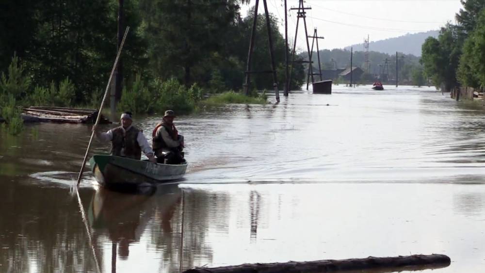 В Туве объявили режим ЧС из-за поднявшегося уровня воды в реках