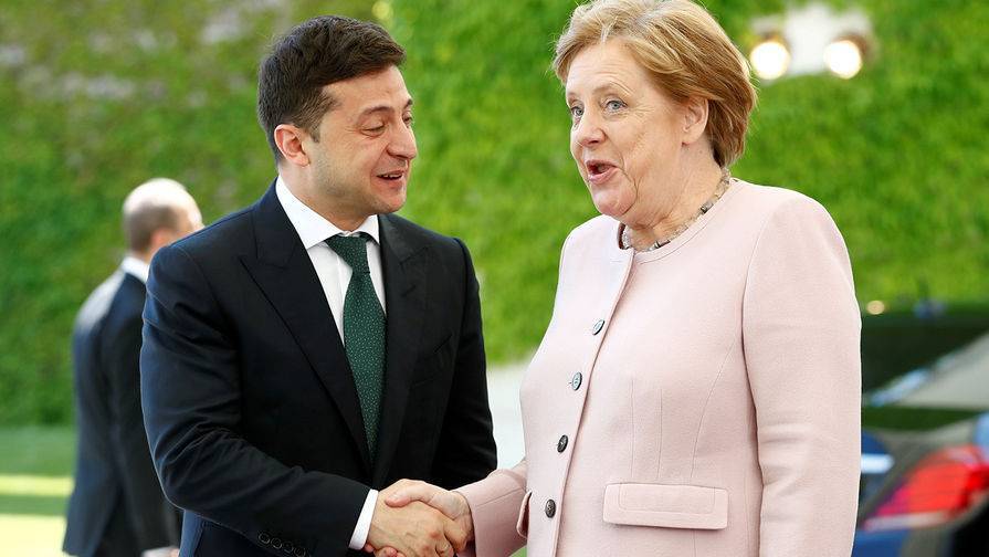 Зеленский обсудил с Меркель по телефону ситуацию в Донбассе | Новороссия