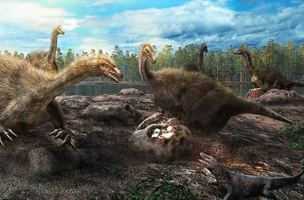 Ученые выяснили, что самки динозавров гнездились группами