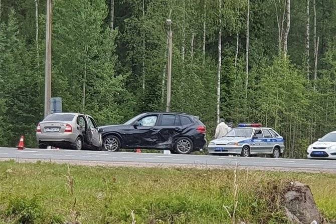 Четыре человека пострадали в ДТП на «Скандинавии»