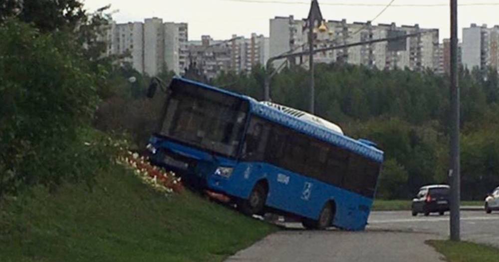 В Москве заметили «слишком любящий благоустройство» автобус