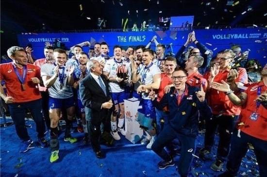 Сборная России по волейболу выиграла Лигу наций