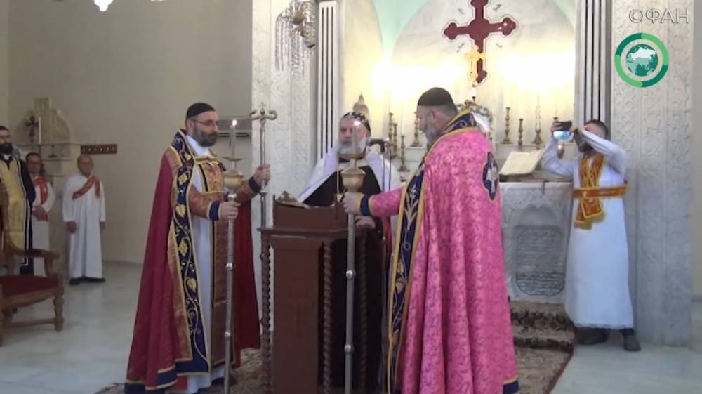 В сирийской Хасаке прошло богослужение после теракта в Камышлы