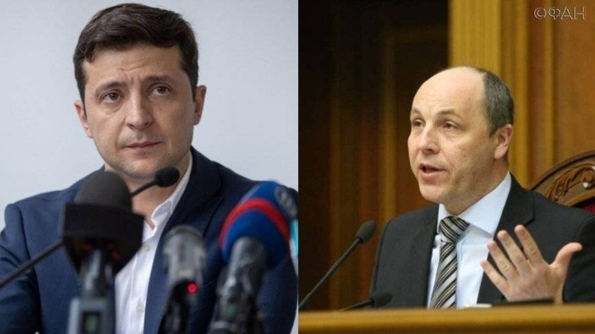 Зеленский обвинил спикера Рады в преступном бездействии
