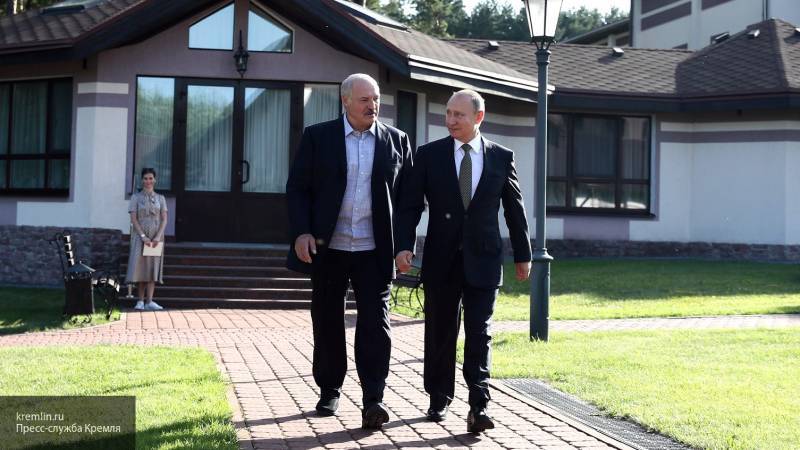 Встреча Лукашенко и Путина началась в Петербурге