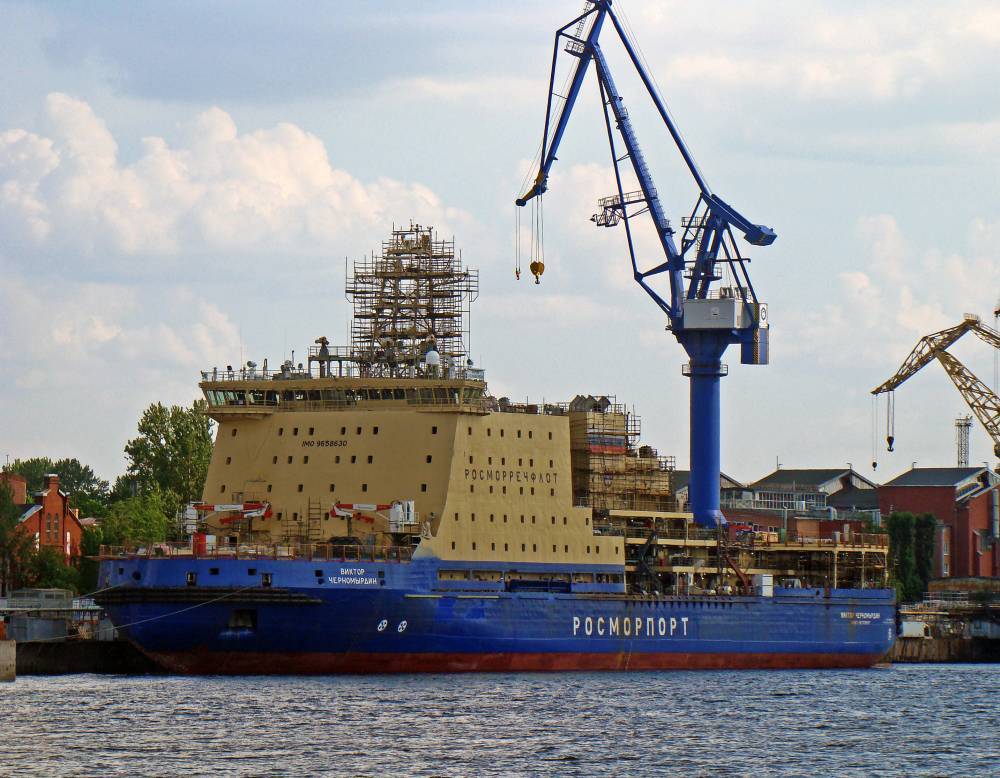 Ледокол «Виктор Черномырдин», который должен стать самым большим в мире, подорожал за время строительства в полтора раза