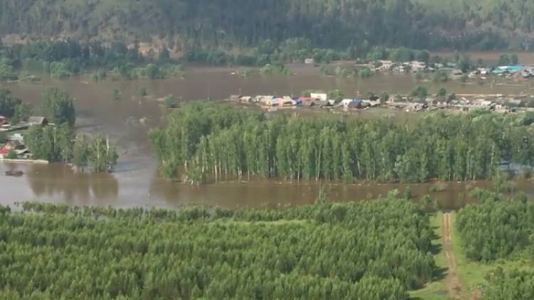 Режим ЧС введен в Туве из-за повышения уровня воды в реках