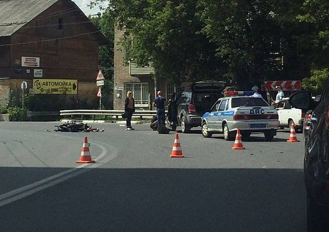 Около вокзала Рязань-1 сбили мотоциклиста