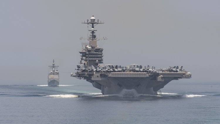 Американский корабль сбил иранский беспилотник в Ормузском проливе