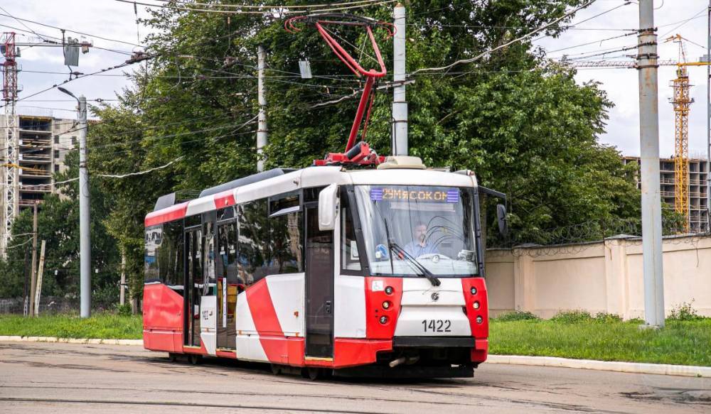 Макет трамвая на водородном топливе представили в Петербурге