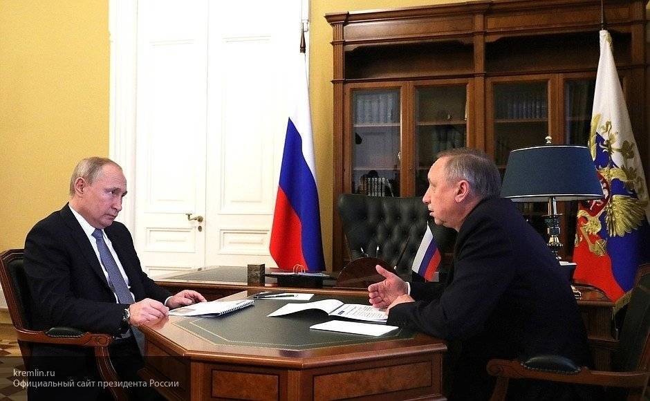 Беглов рассказал Путину о переводе детских поликлиник в «бережливый» режим до конца года