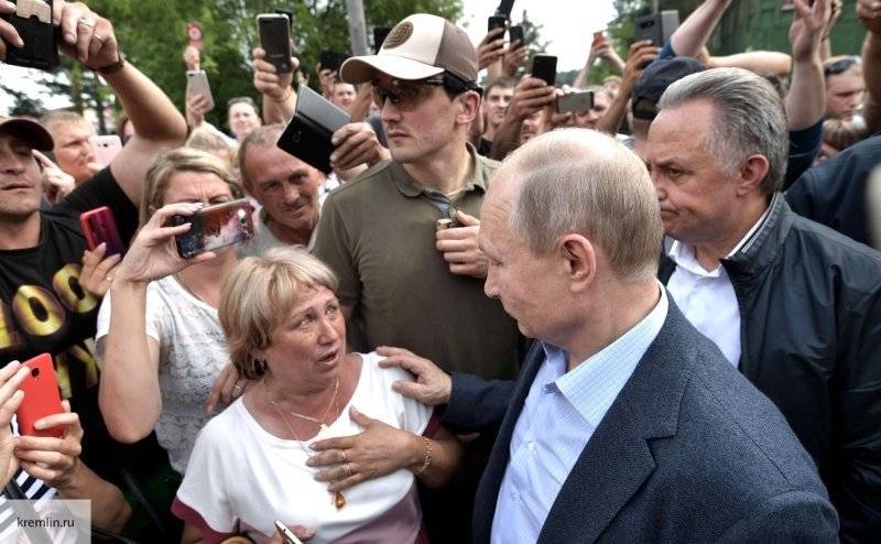 Путин недоволен темпами размещения пострадавших от наводнения людей во временных пунктах