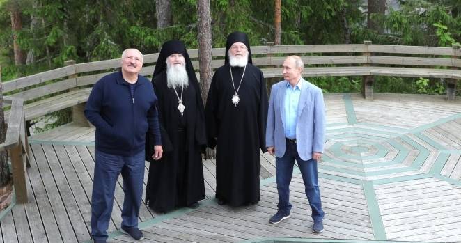 Путин и Лукашенко прошли по пути валаамских старцев