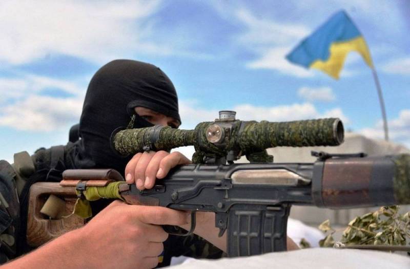 На Донбассе подорвался снайпер ВСУ