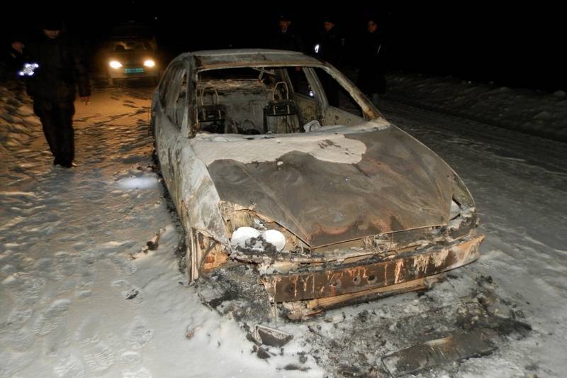 В Зауралье раскрыли дело об убийстве мужчины, найденного в сгоревшем автомобиле