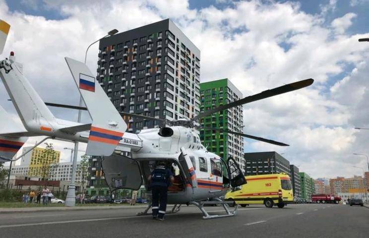 Санитарные вертолеты в Москве эвакуировали почти 400 пострадавших с  начала года