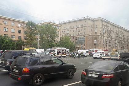 В центре Москвы произошла крупная авария