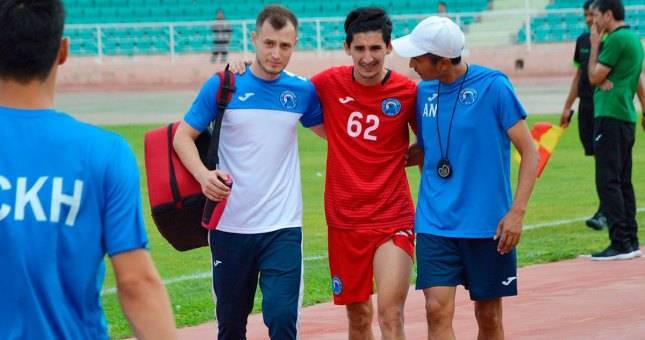 Джахонгир Эргашев получил травму и не полетит со сборной Таджикистана в Индию