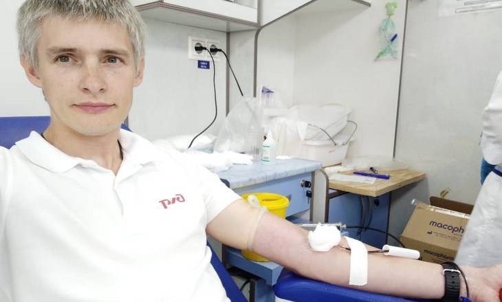 Железнодорожники приняли участие в донорской акции по сдаче крови в Брянске