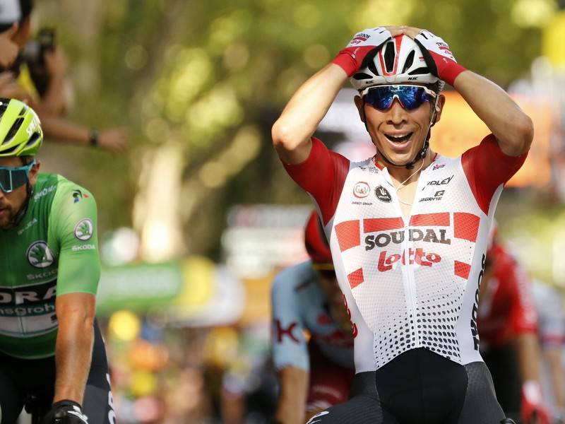 Австралиец выиграл 11-й этап «Тур де Франс», Закарин поднялся в тотале