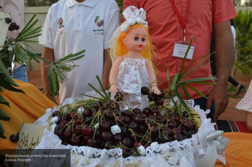 В сирийском Дамаске прошел ежегодный фестиваль черешни