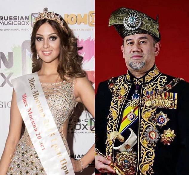 Отрекшийся от престола монарх Малайзии развелся россиянкой Оксаной Воеводиной