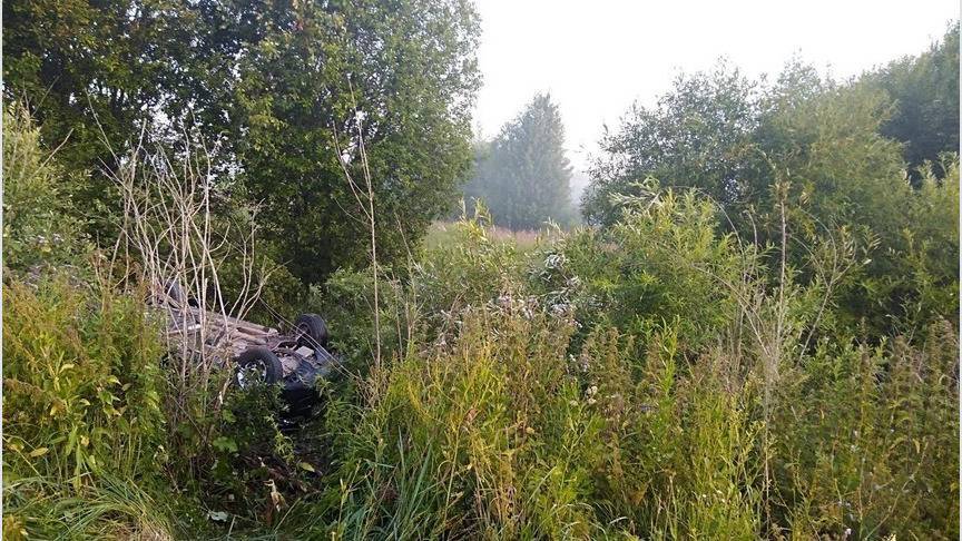 В Кировской области опрокинулась в кювет иномарка: 1 человек погиб, 3 госпитализированы