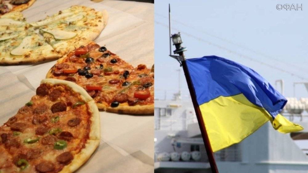 Украинская пиццерия устроила антироссийскую акцию с оскорбительными наклейками