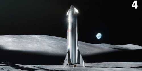 Илон Маск: космический корабль SpaceX сможет совершить посадку на Луну к 2021 году