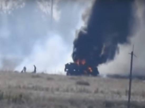 В Донбассе на мине подорвался грузовик с боевиками «Айдара»