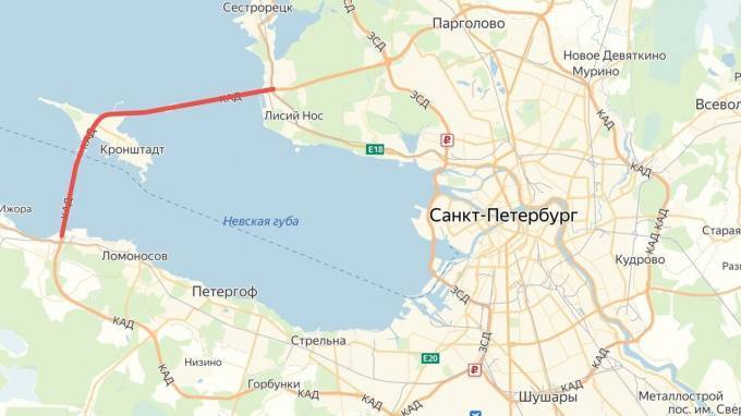 В День ВМФ в Петербурге до пяти вечера перекроют КАД