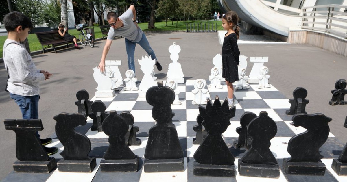 День шахмат в Москве отметили 60 тысяч человек