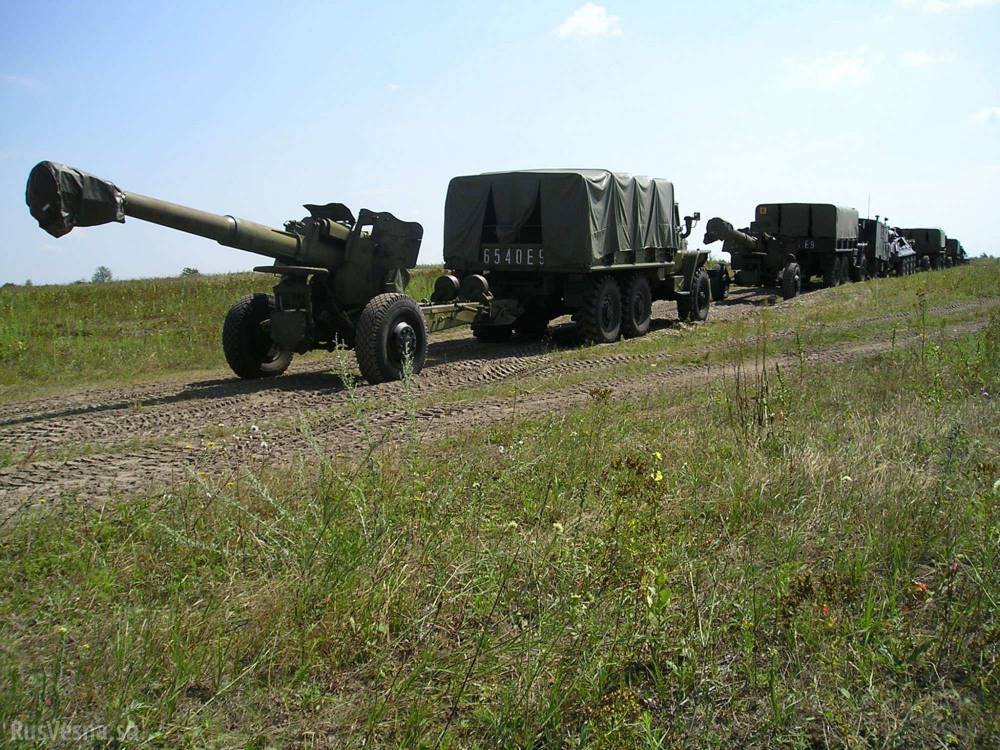 Украинские боевики маскируют гаубицы на дачных участках в Попасной | Новороссия
