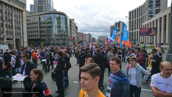На митинг на проспекте Сахарова в Москве пришло 12 тыс. человек — МВД