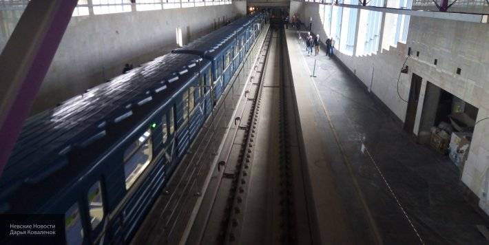 Первый поезд испытал рельсы на Фрунзенском радиусе петербургского метрополитена