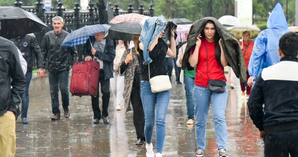 МЧС предупреждает москвичей о дожде и сильном ветре