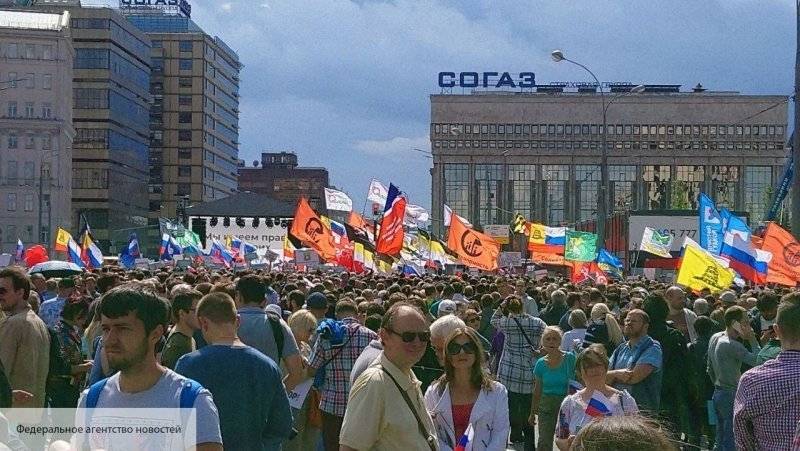 Оппозиция для численности собрала на митинг в Москве жителей Подмосковья