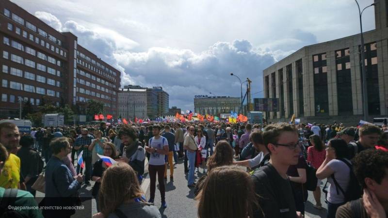 Меньше 0,1% жителей Москвы пришли на митинг на проспекте Сахарова
