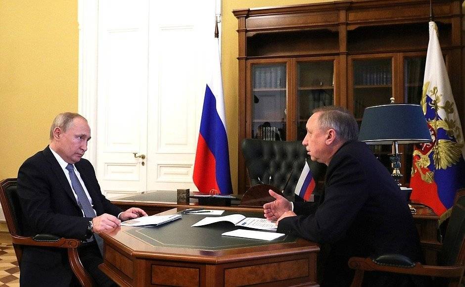 Путин поддержал идеи Беглова по развитию Петербурга