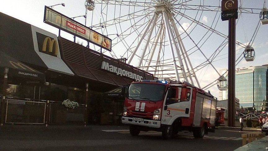 В МЧС рассказали подробности пожара в «Макдональдсе»