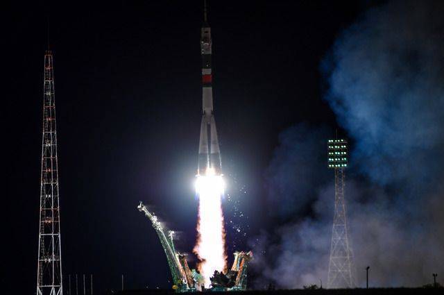 С космодрома Байконур стартовала ракета с кораблем «Союз МС-13»