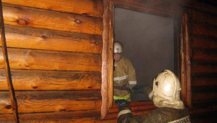 В Советском районе Брянска сгорела частная баня