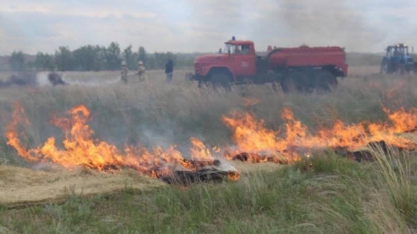 Посёлок в Оренбуржье подготовлен к эвакуации из-за горения травы — РТ на русском