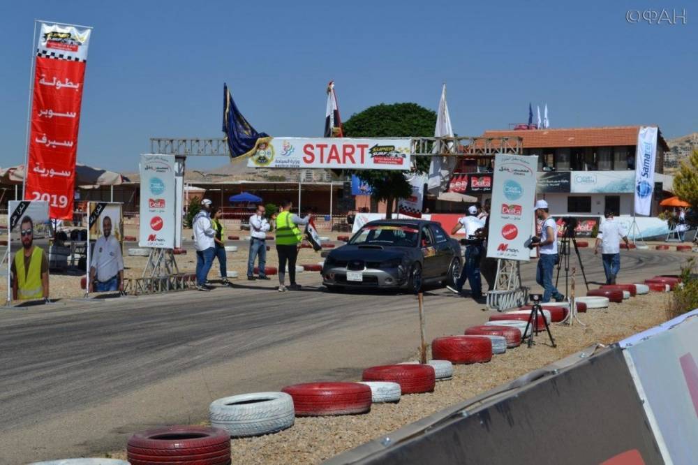 Чемпионат по скоростным гонкам прошел в сирийской провинции Дамаск