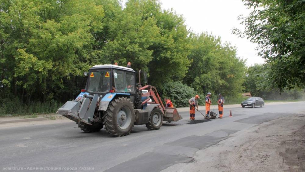 На прошлой неделе в Рязани отремонтировали 9 участков дорог – РИА «7 новостей»
