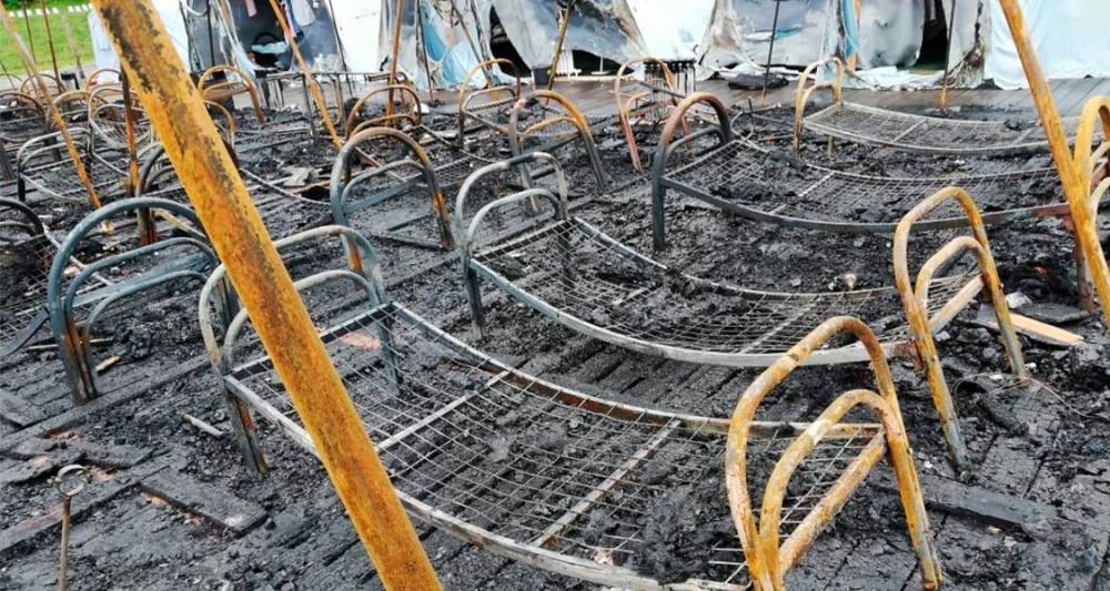 Число жертв пожара в лагере под Хабаровском возросло до трех