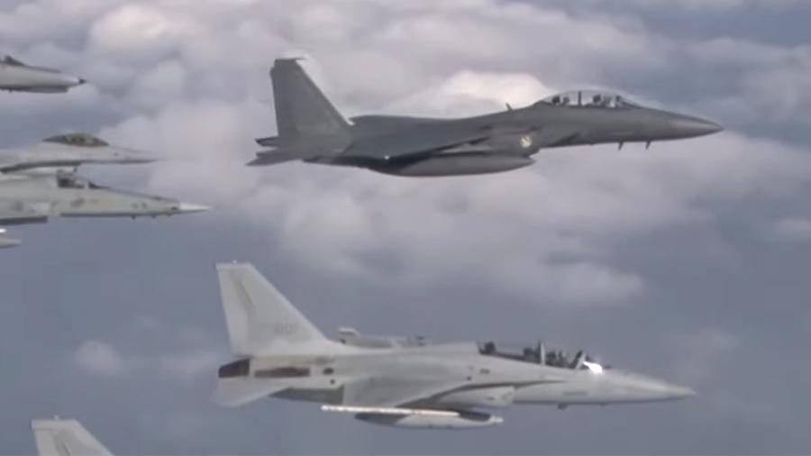 Перехват самолетов России южнокорейскими истребителями попал на видео