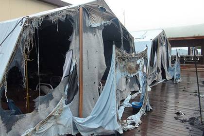 Число жертв пожара в палаточном лагере под Хабаровском увеличилось до трех